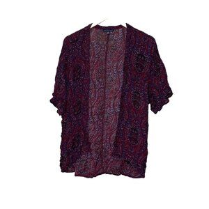 American Eagle Outfitters shrug wrap Cardigan paisley boho Size XS/S